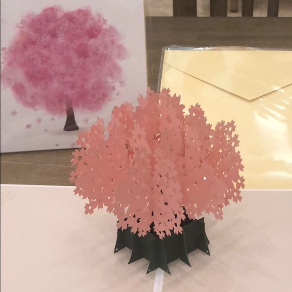 Paper Spiritz Other - New Laser cut pop up cherry blossom greeting card